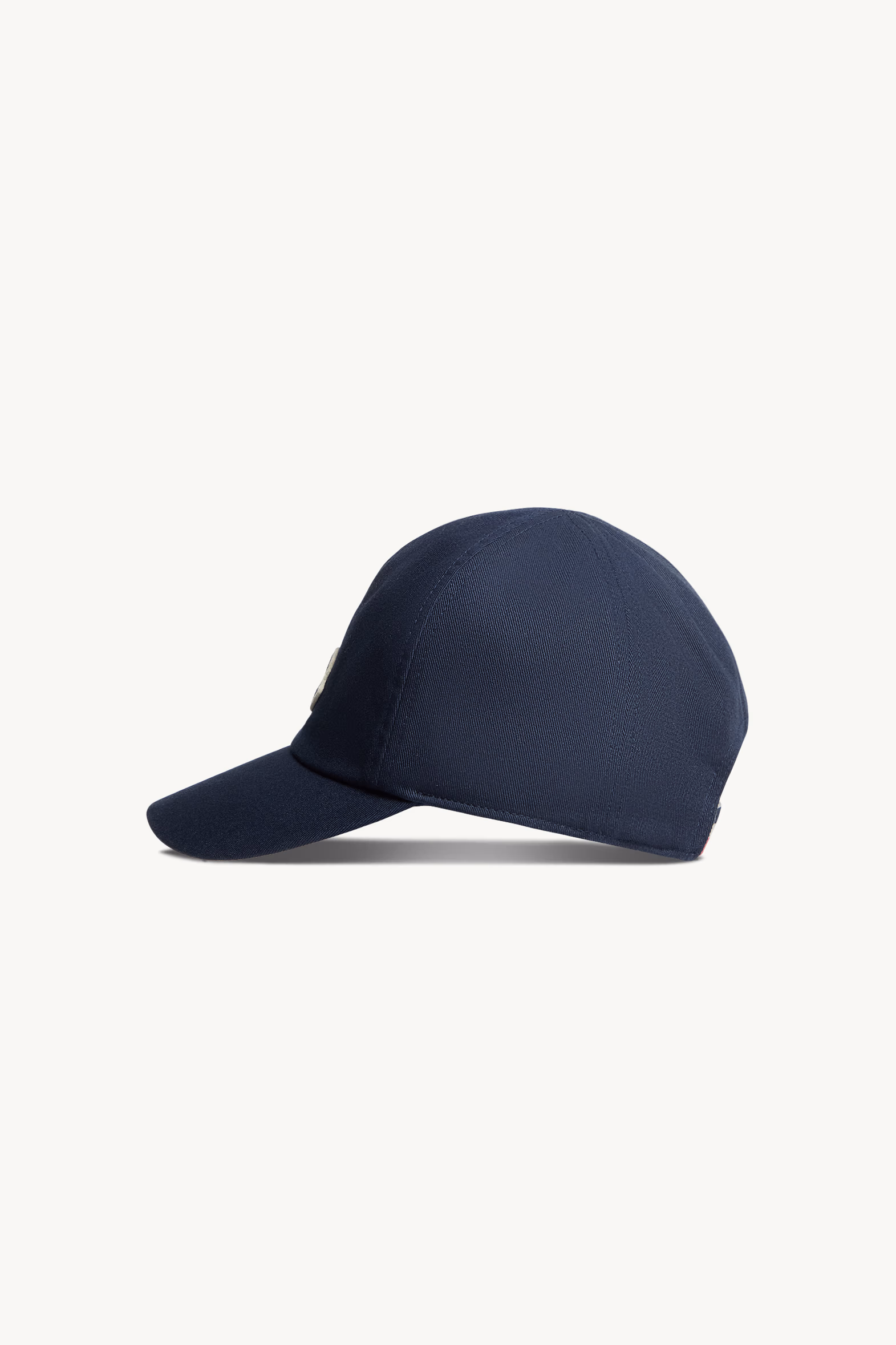 Cotton Gabardine Baseball Cap Boy Blue Moncler 3